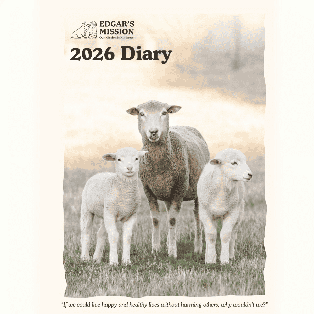 2026 Edgar's Mission Diary cover