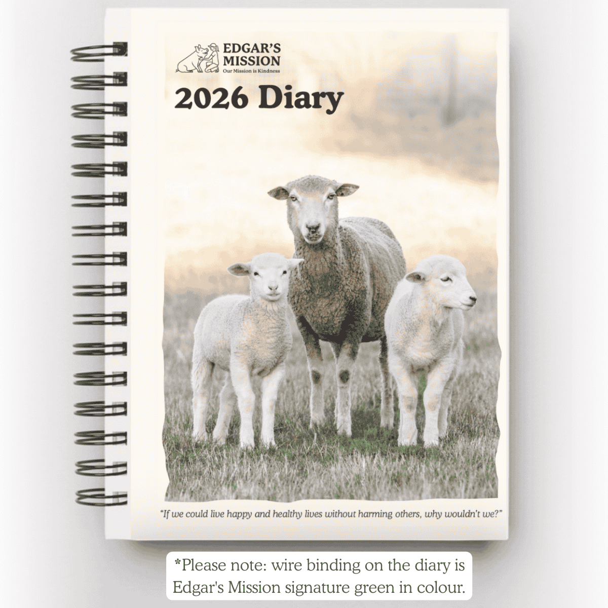 2026 Edgar's Mission Diary cover